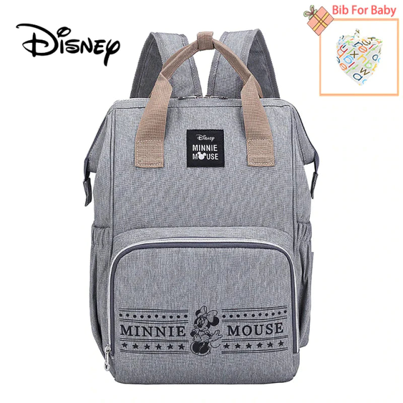 Disney Baby Diaper Bags Multifunctional Large Capacity Baby Stroller Insulation Bags Mother Baby Storage Bag Diaper Bag Backpack