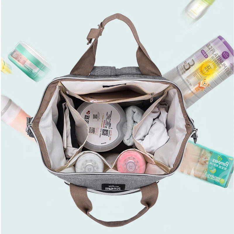 Disney Baby Diaper Bags Multifunctional Large Capacity Baby Stroller Insulation Bags Mother Baby Storage Bag Diaper Bag Backpack