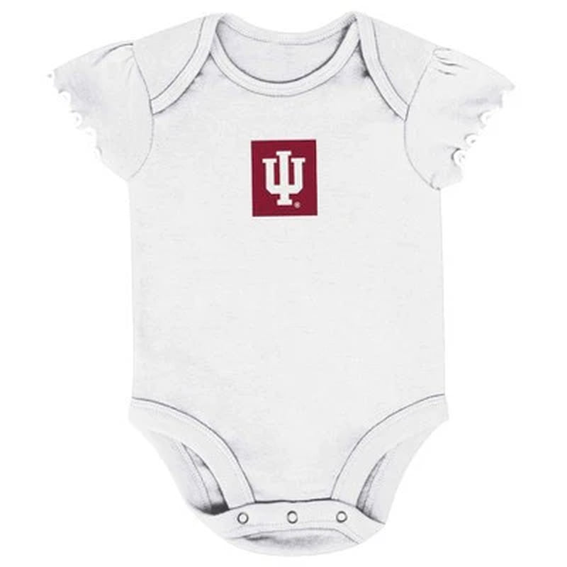 New - NCAA Infant Girls' 3Pk Bodysuit Set