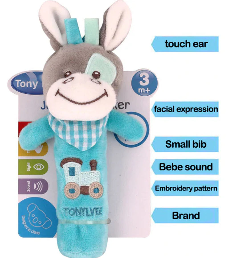 Cute Rattle Toys 0-24Mo - Various Styles