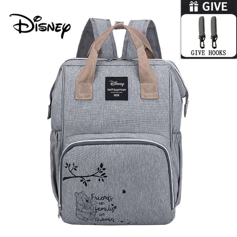 Disney Baby Diaper Bags Multifunctional Large Capacity Baby Stroller Insulation Bags Mother Baby Storage Bag Diaper Bag Backpack