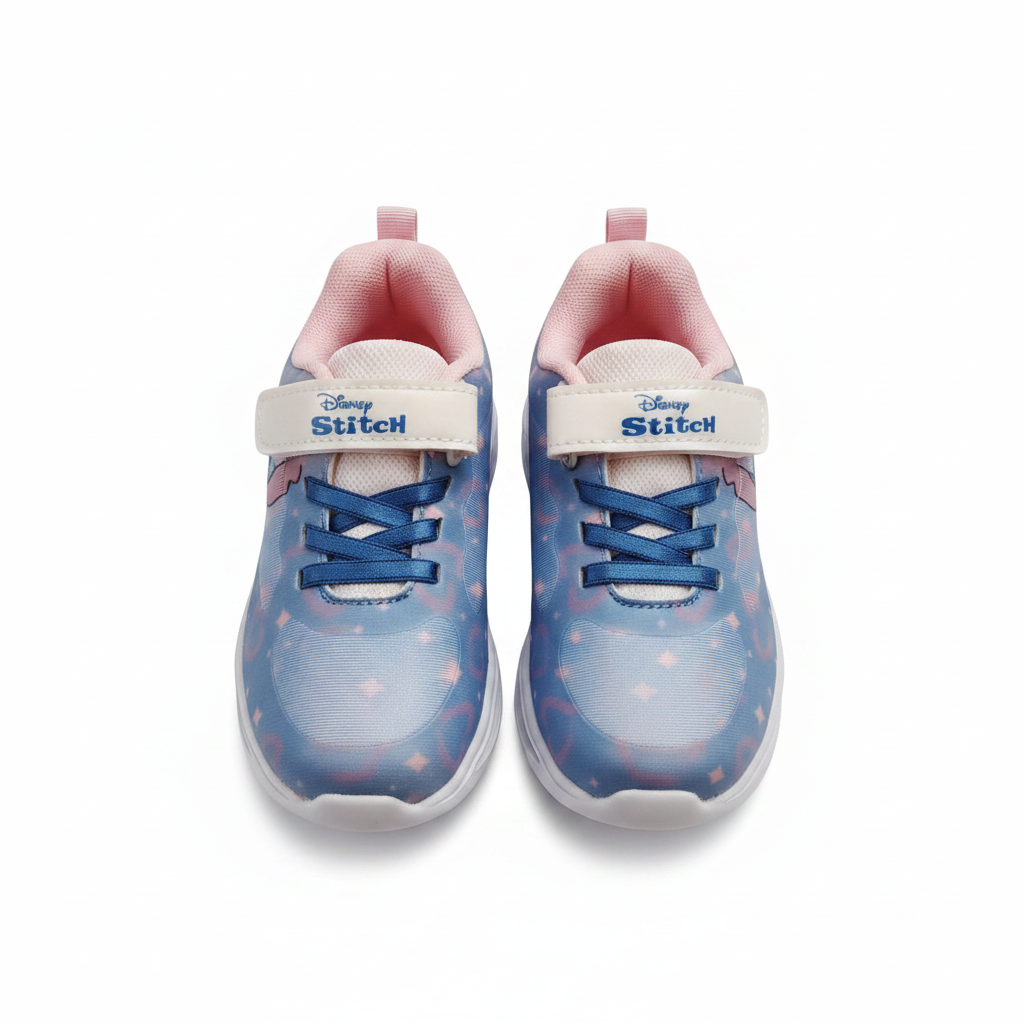 Disney Stitch Sneakers for Kids - Blue & Pink