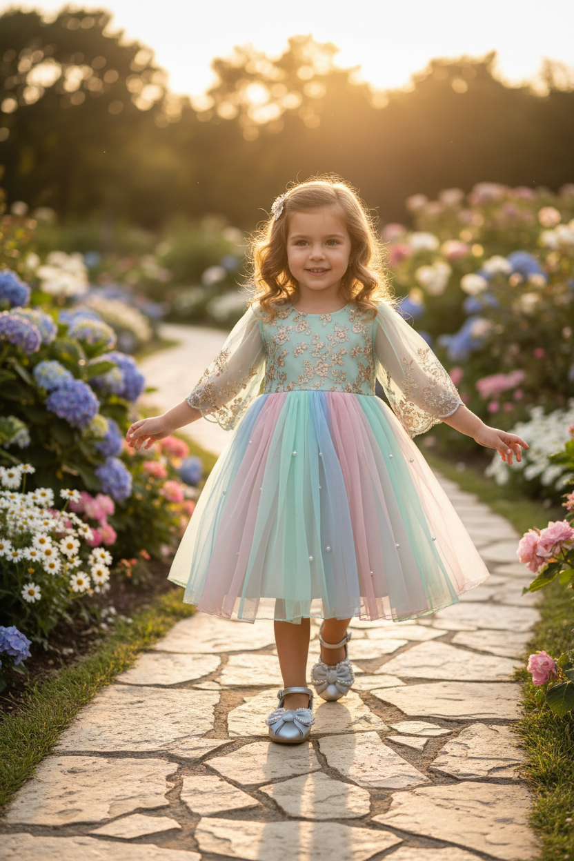 Silver Pearl & Crystal Bow Mary Jane Shoes for Girls by Aioybear