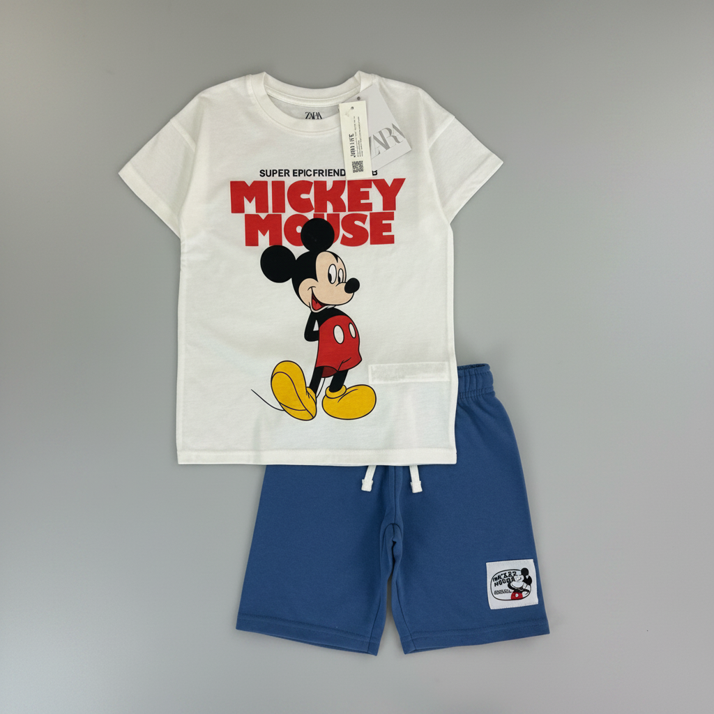 Mickey Mouse Set Modern Flat Lay