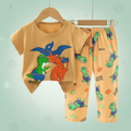 Kids Dinosaur Pyjama Set – Yellow
