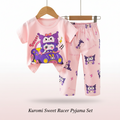 Kuromi Sweet Racer Girls Pyjama Set