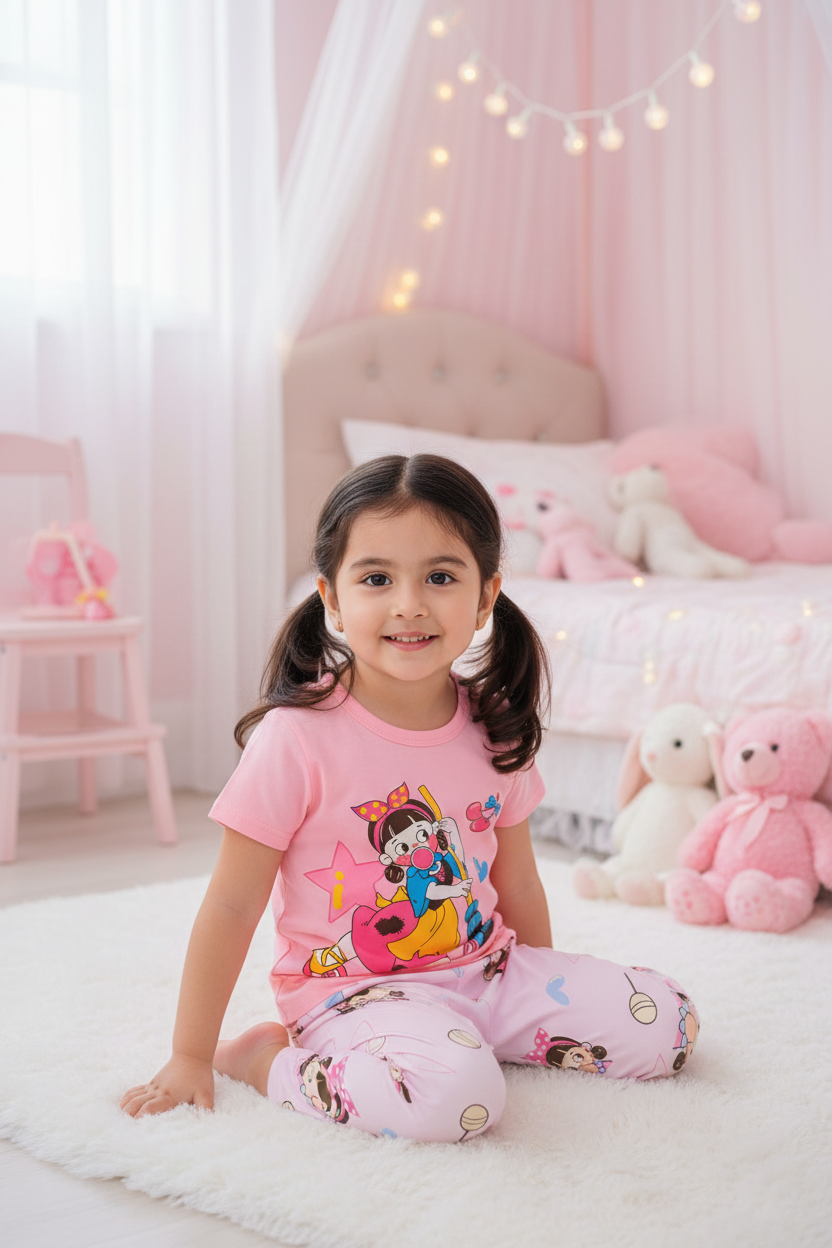 Peko-chan Sweet Girl Pyjama Set