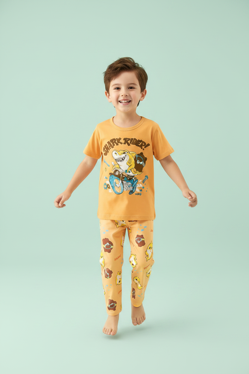 Shark Rider Kids Pyjama Set