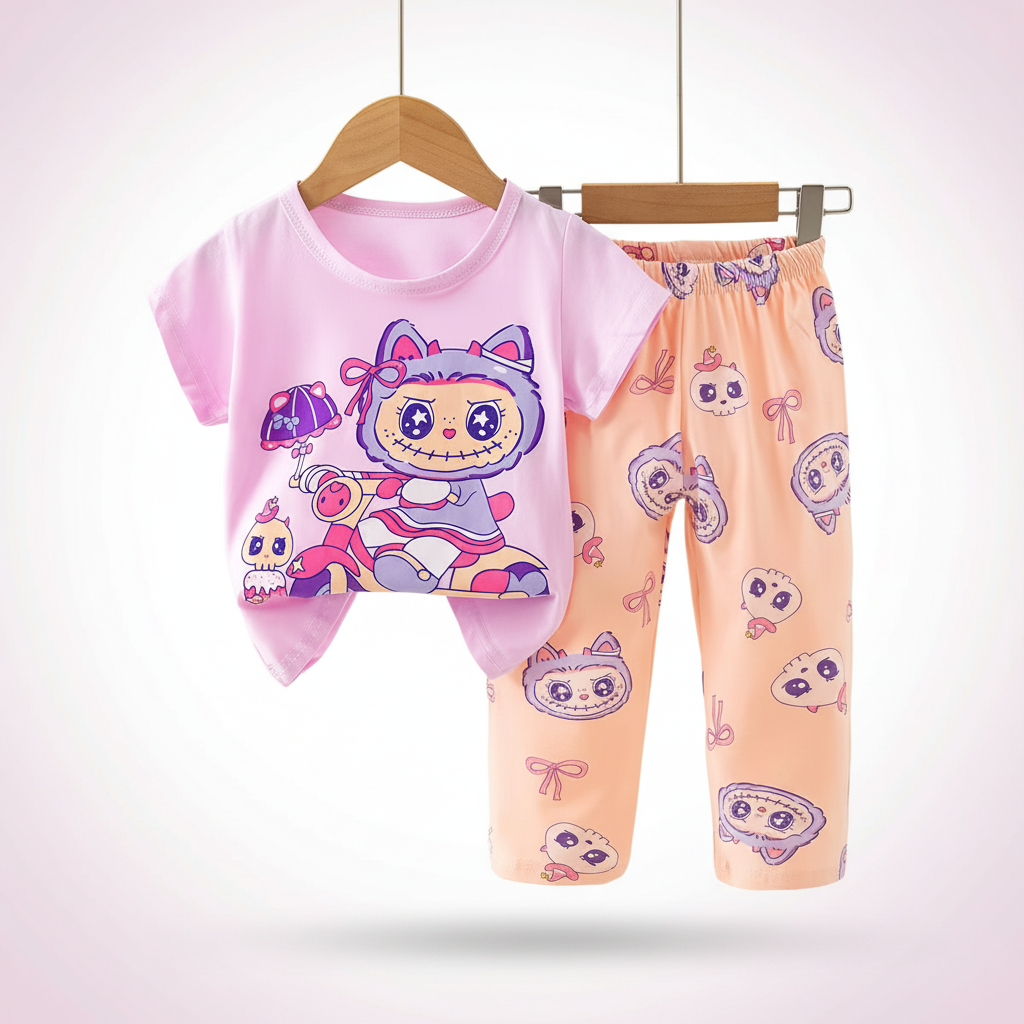 Spooky Doll Girls Pyjama Set